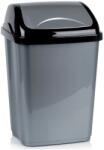 Orion Coș de gunoi din plastic cu capac rabatabil 26 l, gri Cos de gunoi