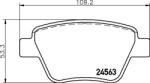 MINTEX Fékbetét készlet MINTEX MDB2972 for SKODA, VW, SEAT, AUDI (MDB2972)