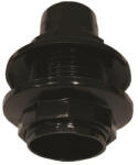 EUROLAMP E14-es fekete műanyag csillár foglalat 220-240V, Eurolamp, 747249 (747249)