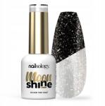 Clavier Nailsology Moon Shine csillámos hibrid felső Ezüst 8ml (5904378550004)