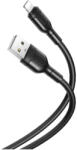 XO NB212 kábel USB / Lightning 1M 2.1A fekete (126415)