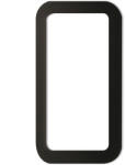 KWS Kagylófogantyú Szögletes 120x65 mm Öntapadós Alumínium Fekete Matt (SCH-102232981)