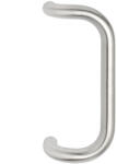 KWS ajtófogantyú 84 - hajlított 330mm lyuktáv. 300mm ? 30mm rozsdamentes (SCH-102284135)