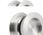 KWS tolóajtókagyló pár 5251 kerek ajtóvast. 38-42 mm alu ezüst eloxált (SCH-102284204)
