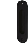 Marchesi tolóajtókagylófogantyú 38 x 152 mm sárgaréz fekete (SCH-102289153)