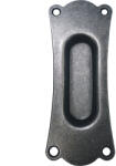 Halcö Kagylófogantyú 40x120 mm Ívelt Horganyzott Fekete Világos Passzivált (SCH-102251235)