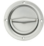 KWS Behajtható kagylófogantyú fél KWS 5040 10 mm alumínium sárgarézszínű eloxált (SCH-102284092)