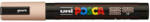 uni Dekormarker 1, 8-2, 5mm, Uni Posca PC-5M púder rózsaszín