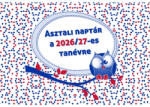 Realsystem Asztali diák naptár 165mmx240mm, fehér lapokkal 2026/2027 tanévre Realsystem