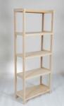 Apolcod Bükkfa polcrendszer - 5 polcos kivitel - 173x50x33 cm