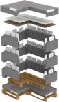 THERMOCON Euro Pallet Shipper 910 hűtődoboz