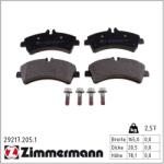 ZIMMERMANN Set placute frana ZIMMERMANN 29217.205. 1 (29217.205.1)