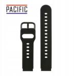 Pacific Szilikon Gumiszíj 20 MM-es karórához fekete Pacific Univerzális (U01 - 1/B - 18MM)