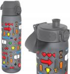 ION8 Kulacs Gyerek Iskolai Szürke Könnyű Gamer Játék ION8 0, 5 L 500 ml (I8RF500PGGAME)