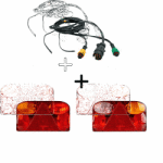Fristom Pachet iluminare remorca FT-088 , triple + cablaj 3, 5 m, 7Pini (FT-088 BAJONET + IIIA-035-020)