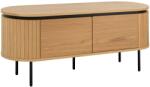 Invicta Comoda TV ATELIER 120 cm aspect de stejar natural cu picioare negre (47449)