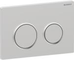 Geberit Clapeta actionare dubla rezervor wc, crom mat cu inel de design crom lucios, Geberit Omega20 (115.085.JQ.1)