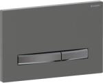 Geberit Clapeta actionare dubla rezervor wc, placa de fixare placa de acoperire tasta crom negru, Geberit Sigma50 (115.671.QD.2)