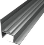 LED Solution Profil LED pentru montaj încastrat în gips-carton V45 Profil + Difuzor lăptos pentru fixare cu clips 1m
