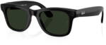 Ray-Ban Ochelari Smart RayBan Meta Wayfarer Gen 2 RW4012 601/1M 53-22, Wi-Fi 6, Bluetooth, Aparat foto cu filmare, Asistent vocal, 32GB Flash, Lentile cu Tranzitie Transparent/Verde, Negru (RW4012 601/1M 53-2