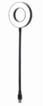 Gembird Lampa LED circulara Gembird NL-LEDRING-01, 3W, USB, Lungime cablu 0.3 m, Negru (NL-LEDRING-01)