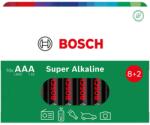 Bosch Super Alkaline AAA elem, LR03, 10 db (Bosch-LR03SA10B/00)