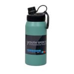 Z-tools YOUTH SPORTS termosz, rozsdamentes acél belső, űrtartalom 600ml, üveg modell, zöld / ZTS 8445 (ZTS8445)