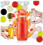 Bimberek 10 darabos KUBUS palack szett, Bimberek, 330ml, Űrtartalom 330ml, Magasság 15, 4cm, Átlátszó (ZES000607)