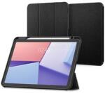 Spigen IPAD Air 11 (2026) / Air 11 (2025) / Air 11 (2024) URBAN FIT tok álló FLIP, textil minta, FEKETE (ACS07754) (ACS07754)