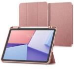 Spigen IPAD Air 11 (2026) / Air 11 (2025) / Air 11 (2024) URBAN FIT tok álló FLIP, textil minta, ROZÉARANY (ACS07756) (ACS07756)