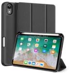 Dux Ducis IPAD mini 7 (2024) / mini 6 (2021) DOMO tok álló, bőr hatású aktív FLIP, ceruza tartó, FEKETE (GP-110262) (GP-110262)