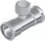 FixTrend Inox press T-idom, menetes ággal, 54 - 3/4" - 54 mm (I-F12543-46)