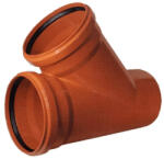 Pipelife KGEA csatorna ágidom 45°, 110/110mm (KGEA110-110X45)