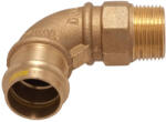 IBP 15mm-1/2"K réz press könyök, gázra - IBP PG4001G (PG4001G0150400)