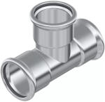 FixTrend Inox press egál T-idom, 76.1 mm (I-F16766)
