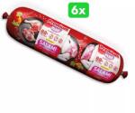 Premium Plus -Premium Plus kutya, macska szalámi 88% hús marha, kacsahús+zöldségek 800g 2*6db BOX - grandopet