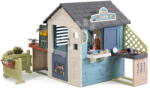Smoby Căsuță Magazin cu vedere către bucătări Sweety Corner Playhouse Smoby cu alimente și dulciuri, cu filtru UV de la 24 luni (SM810309-J) Casuta pentru copii