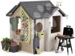 Smoby Căsuță Grădinarului cu cutie poștală lângă grătar Garden House Life Smoby cu jgheab, extensibilă, cu filtru UV de la 24 luni (SM810308-N) Casuta pentru copii