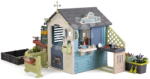 Smoby Căsuță cu magazin și nisipar Sweety Corner Playhouse Smoby cu alimente și dulciuri, cu filtru UV, de la 24 luni (SM810309-D) Casuta pentru copii