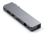 Satechi Pro Hub Max dokkoló (1xUSB4, 1x HDMI 4K 60Hz, 1xUSB-A3.0, 1x micro/SD, 1xEthernet, 1xUSB-C, 1xAudio, asztroszürke) (ST-UCPHMXM) (ST-UCPHMXM)