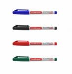 ErichKrause Set 4 markere pentru whiteboard, grosime scriere 0.8-2.20 mm, rosu, verde, negru, albastru (EK56919)