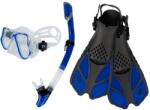 Acra Snorkelling szett 3in1 M6213, kék, búvárszemüveg, snorkel, uszony 36-41