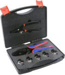 Eurocomp Trus sertizare electricieni Eurocomp 5 falci interschimbabile geant de scule 24x22x7cm 1kg (e6287) Cleste