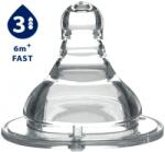 BabyOno suzetă anticolică din silicon - largă, 3 picături (8270048)