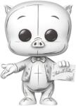 Funko Figurină Funko POP! Animation: Looney Tunes - Porky Pig #2012 (104225) Figurina