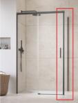 Radaway Idea Brushed GunMetal KDJ szögletes szálcsiszolt fegyvermetál zuhanykabin oldalfal rész 90 cm balos 387050-92-01L (387050-92-01L)
