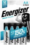 Energizer Baterii MAX Plus AA/pen alcaline 1, 5 V (4 buc) (LR6MP-CHP4) Baterie reincarcabila