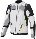 Alpinestars Stella Andes V4 Drystar női motoros kabát sötétszürke-világosszürke-fekete-fluo sárga