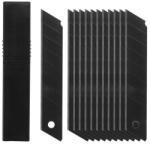 Bradas Cserélhető tartalékpengék 18mm-es késekhez, 10db-os TITAN BLACK (DIY-KN18-B)