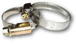Bradas Csőbilincs csigamenetes, rozsdamentes W2/9 190-210mm (K50) (BSW2190-2109)